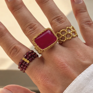 Alternative view of Ibu Jewels – Ring Web – Gold