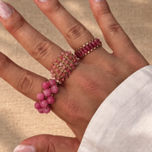 Alternative view of Ibu Jewels – Ring Tash – Brown Garnet