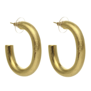 Camps & Camps – Oorbel Oval – Goud Mat