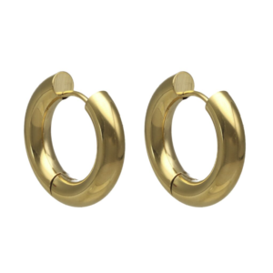 Camps & Camps – Oorbel Thick Hoops – Goud