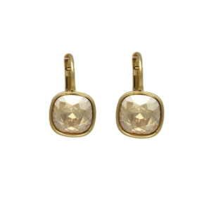 Camps & Camps – Oorbel Golden Shadow – Swarovski, Goud