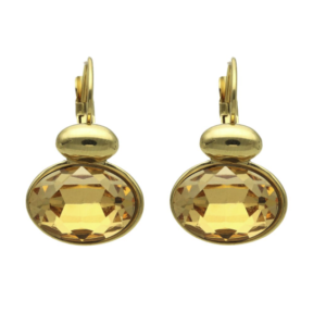Camps & Camps – Oorbel Light Colorado – Swarovski, Goud