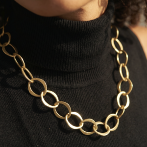 Alternative view of Camps & Camps – Ketting Classic Hoops – Gold