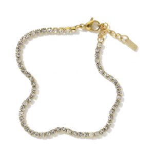 Camps & Camps – Armband Shimmery Tennis – Gold