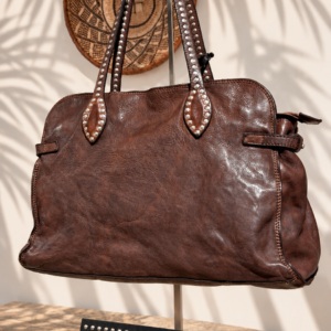 Campomaggi – Leren Schoudertas “Carolina” – Brown (Moro)