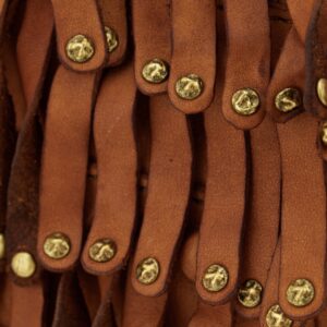 Campomaggi – Leren Schoudertas Orbetello "Natalia" – Cognac met Franjes - Afbeelding 7