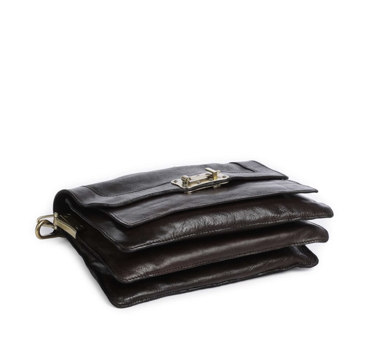 Campomaggi – Leren Schoudertas "Agnese" – Brown (Moro) - Afbeelding 4