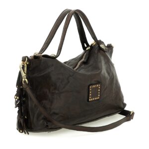 Campomaggi – Leren Schoudertas Orbetello "Melissa" – Bruin met Franjes - Afbeelding 3