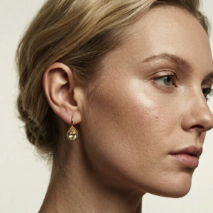 Camps & Camps – Oorbel Golden Shadow – Swarovski, Goud - Afbeelding 2