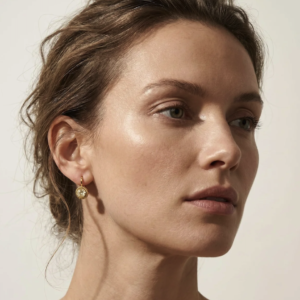 Alternative view of Camps & Camps – Oorbel Golden Shadow – Swarovski, Goud