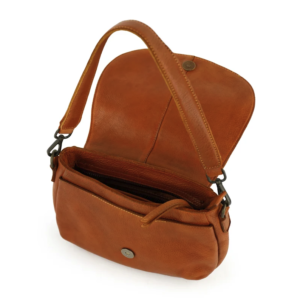 Alternative view of Bear Design – Leren Buideltasje 'Paloma' – Cognac