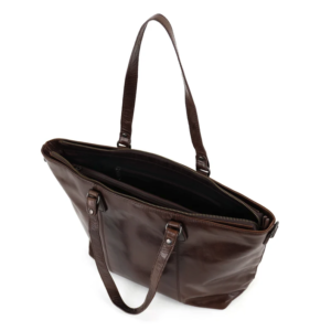 Bear Design – Leren Shopper & Werktas 'Nora' – Bruin - Afbeelding 3