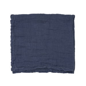 Alternative view of PimpsandPearls – Linnen Sjaal Bandana – Raf Blauw 60×60