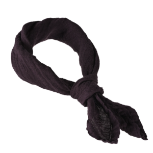 PimpsandPearls – Linnen Sjaal Bandana – Donker Paars 60×60