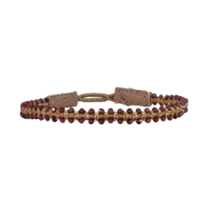 Ibu Jewels – Armband Cap Pure – Garnet