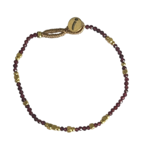 Ibu Jewels – Armband Lulu Liv – Garnet