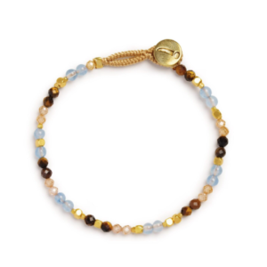 Ibu Jewels – Armband Lulu Liv – Mix Brown-Blue