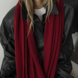 Alternative view of Cosy Chic – Sjaal Long – Burgundy Wine