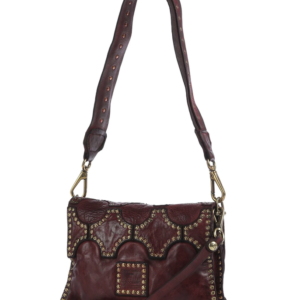 Alternative view of Campomaggi – Schoudertas Agnese "Camaiore" - Wine / Burgundy met Studs