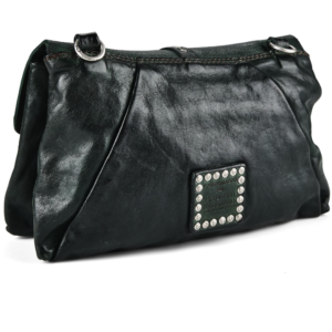 Campomaggi – Leren Crossbodytas "Cesarina" – Zwart met Studs - Afbeelding 2