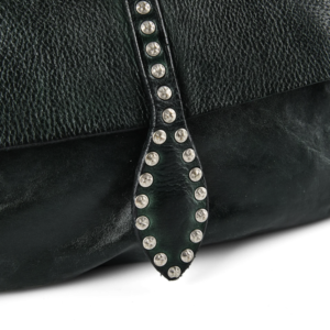 Campomaggi – Leren Crossbodytas "Cesarina" – Zwart met Studs - Afbeelding 3