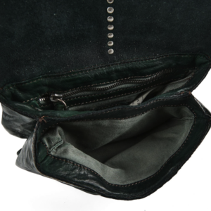 Campomaggi – Leren Crossbodytas "Cesarina" – Zwart met Studs - Afbeelding 4