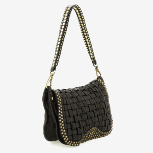 Campomaggi – Leren Schoudertas met studs “Sofia” – Brown (Morro) - Afbeelding 2